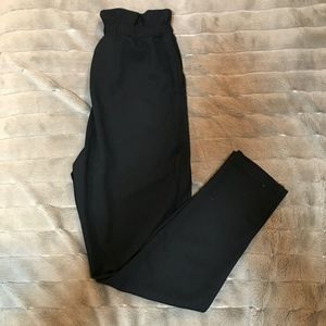 Women'sFull Length Stretchy BlackTrousers
